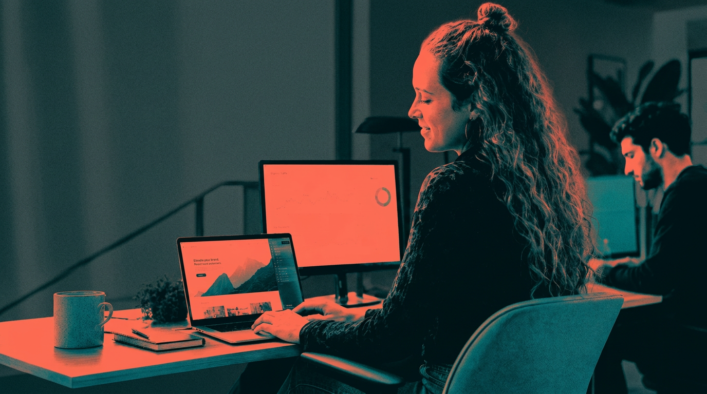 El equipo de Terreta Digital trabajando en diseño web y SEO